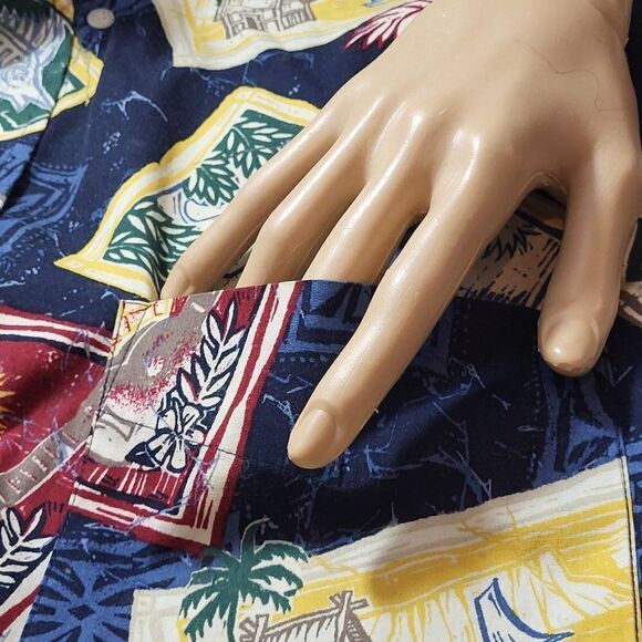 NATURAL ISSUE, Not Worn, Men's Hawaiian Shirt, Size Large - Picture 5 of 8